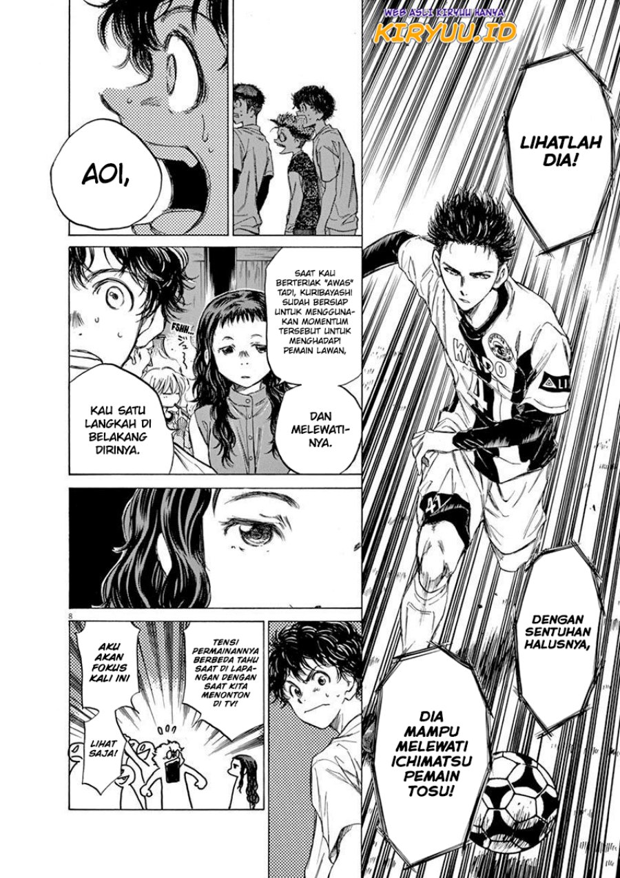 Ao Ashi chapter 57, halaman 9