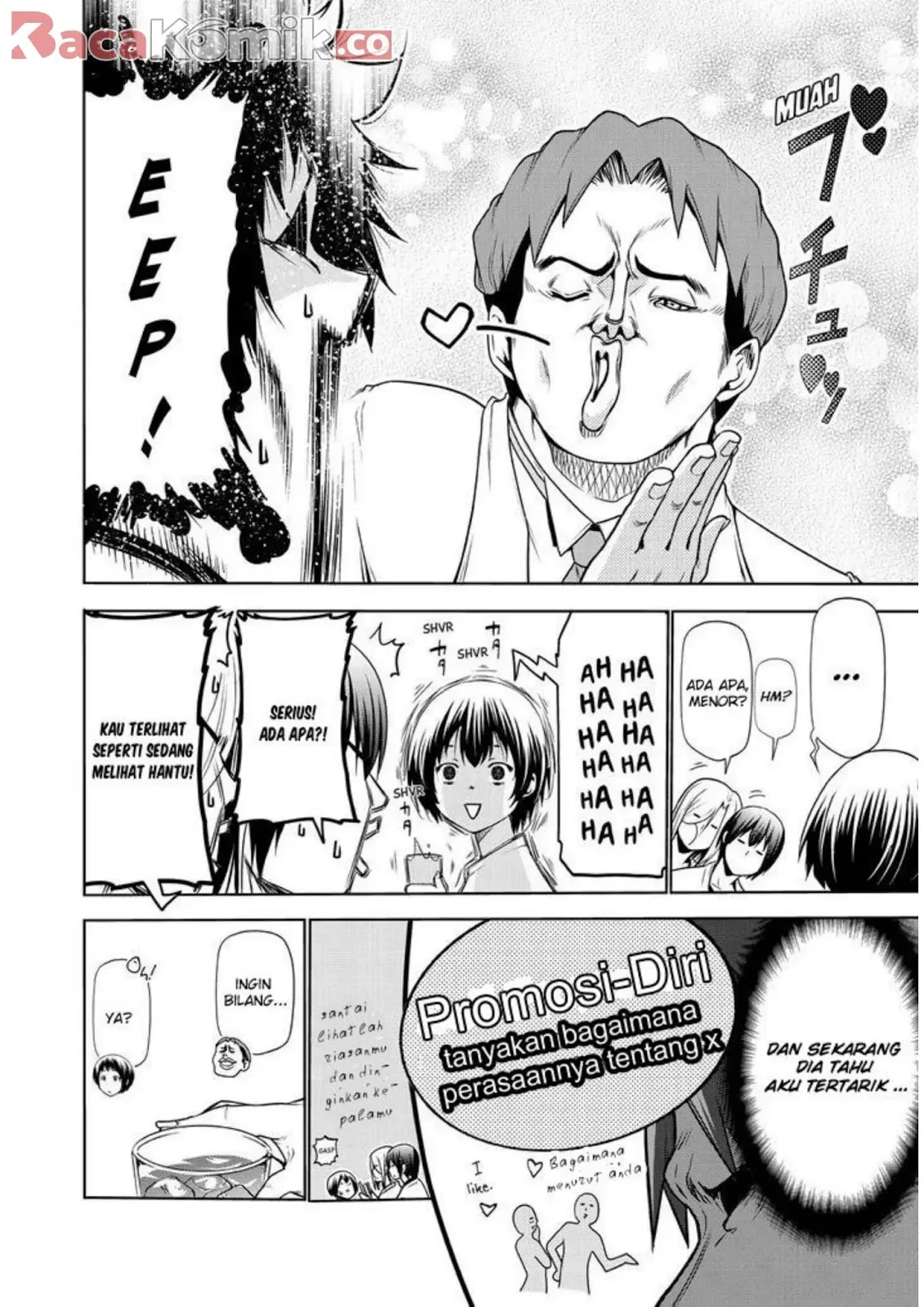 Grand Blue chapter 59, halaman 17