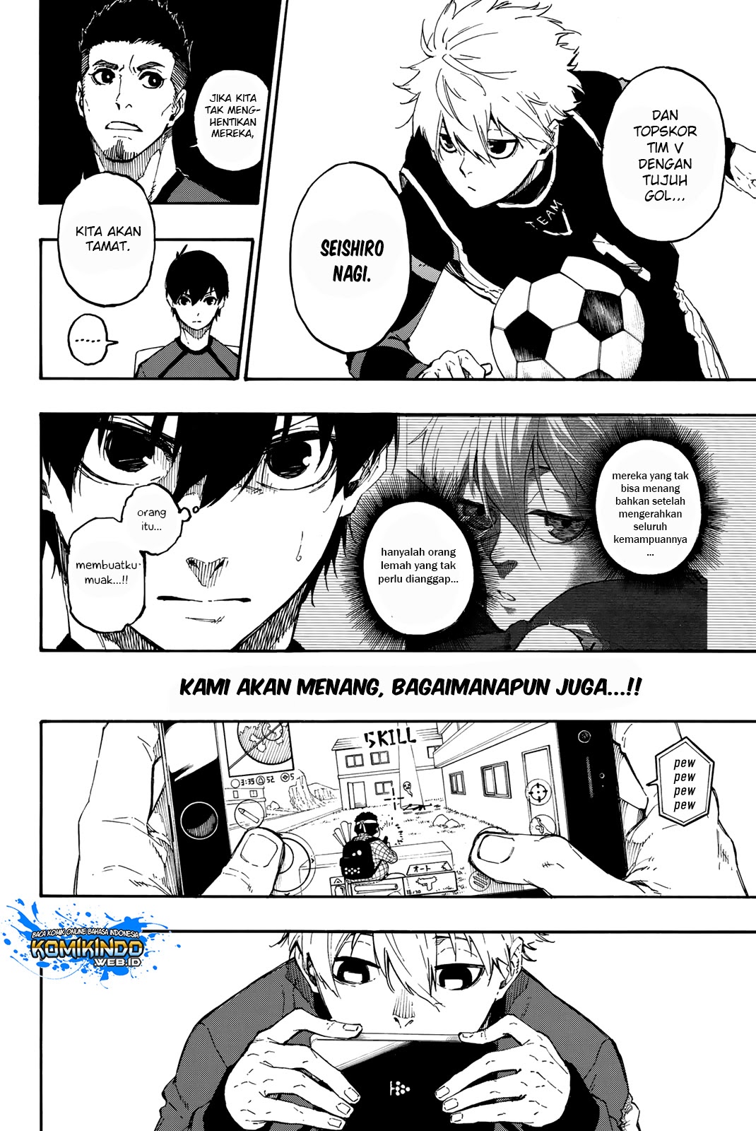 Blue Lock chapter 23, halaman 12
