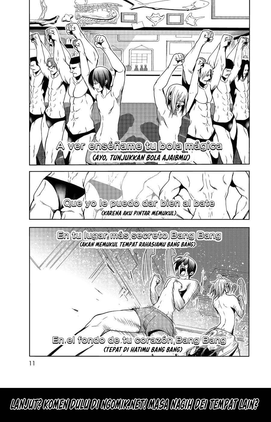 Grand Blue chapter 65.5, halaman 9