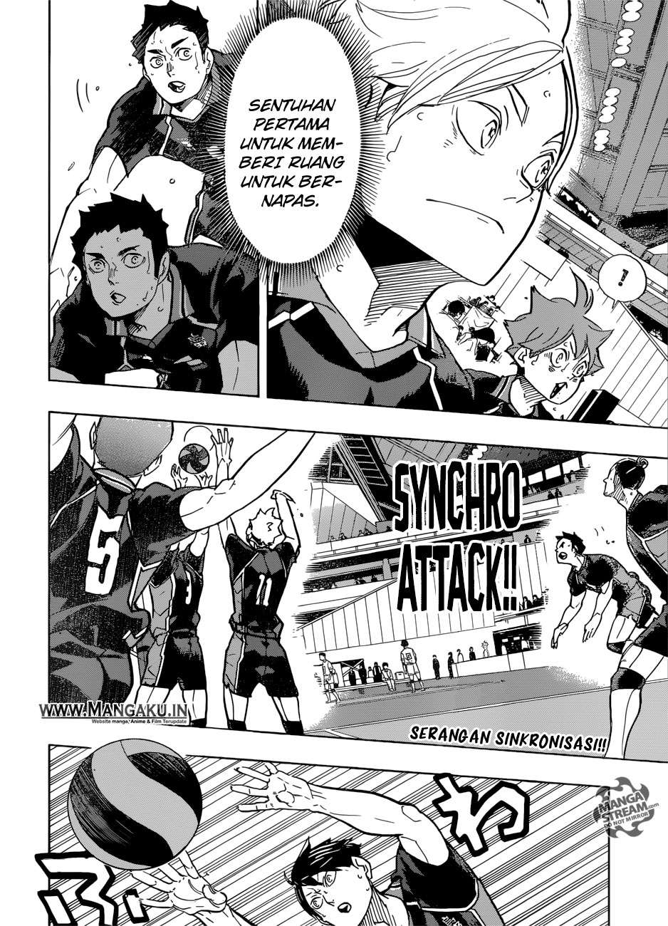Haikyuu!! chapter 307, halaman 9