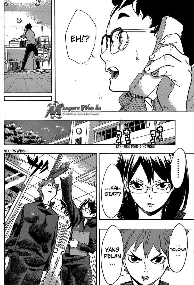 Haikyuu!! chapter 207, halaman 9