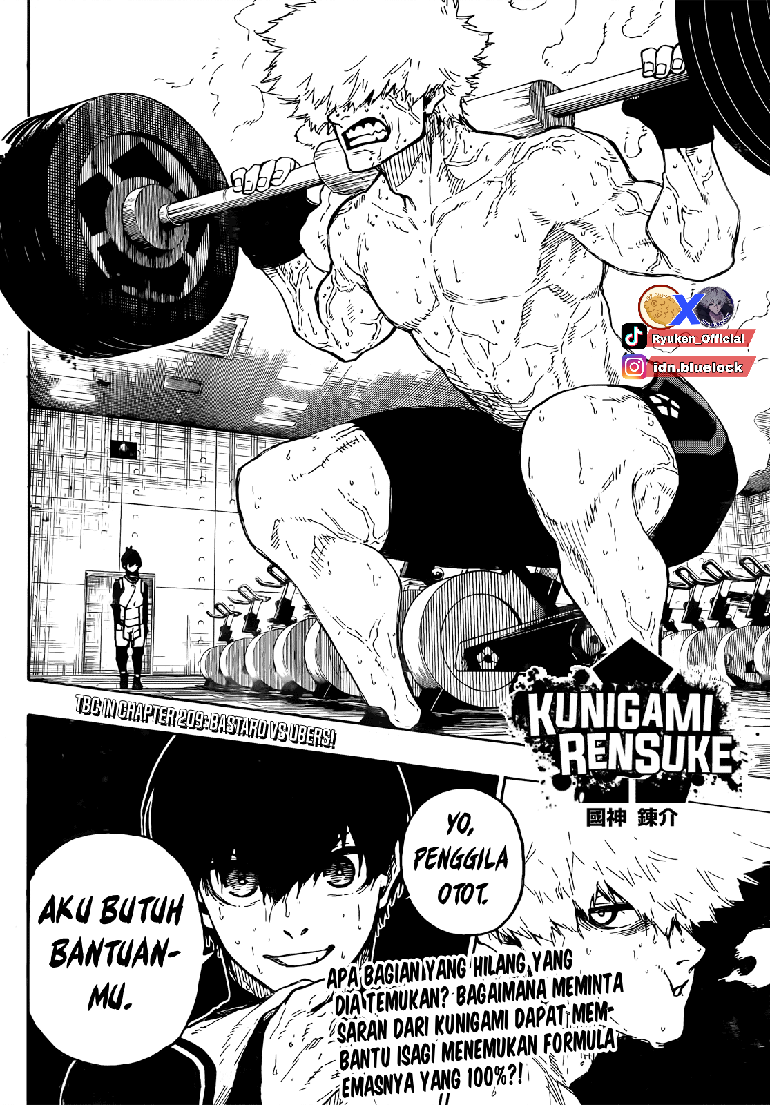 Blue Lock chapter 208, halaman 22