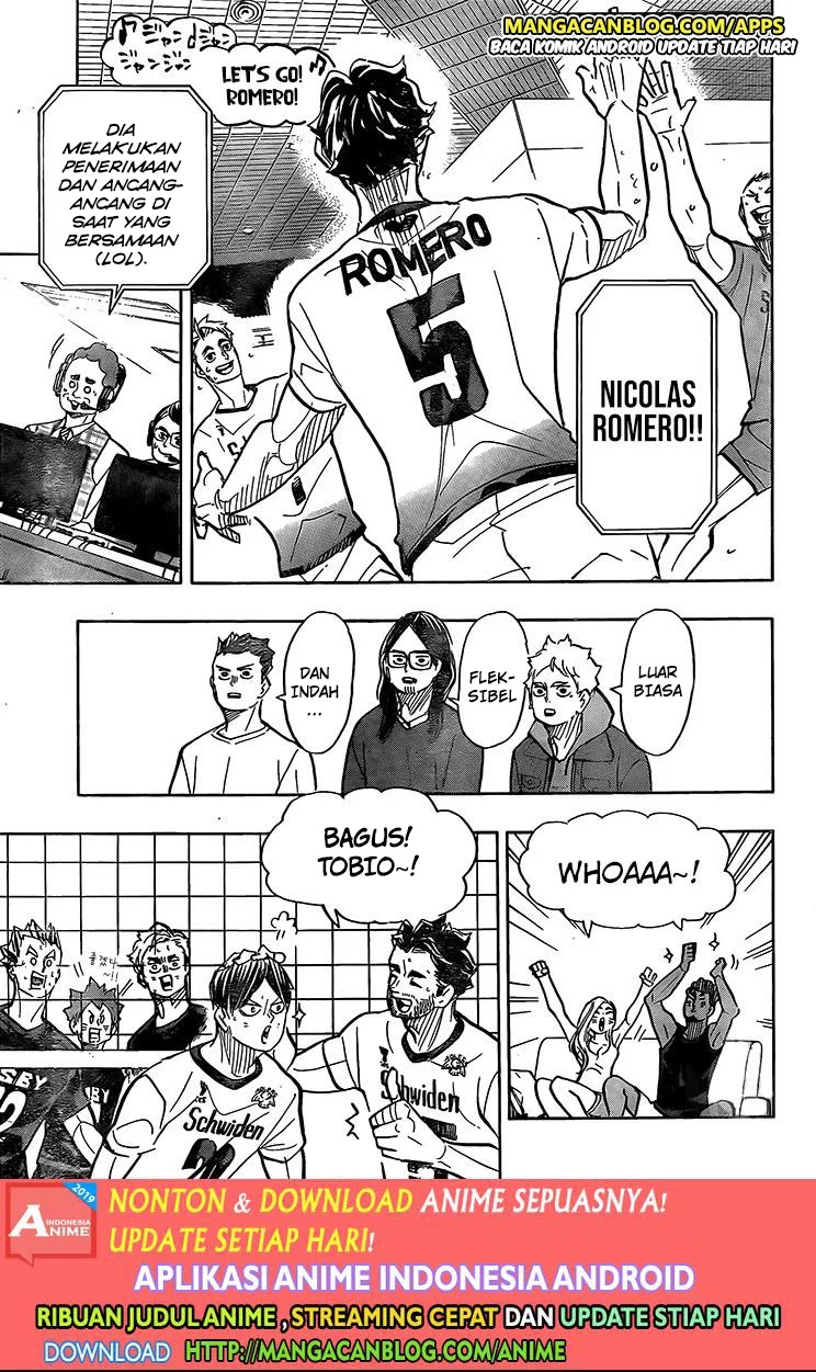 Haikyuu!! chapter 383, halaman 15