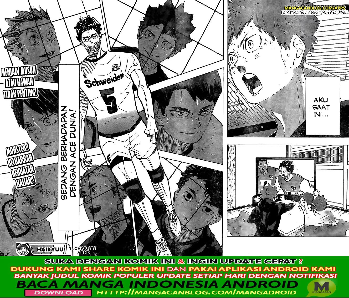 Haikyuu!! chapter 383, halaman 16