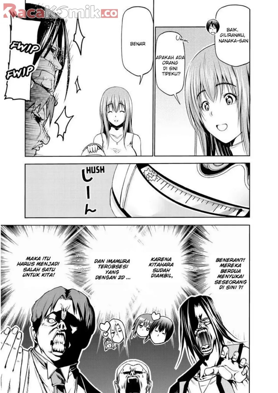 Grand Blue chapter 59, halaman 28