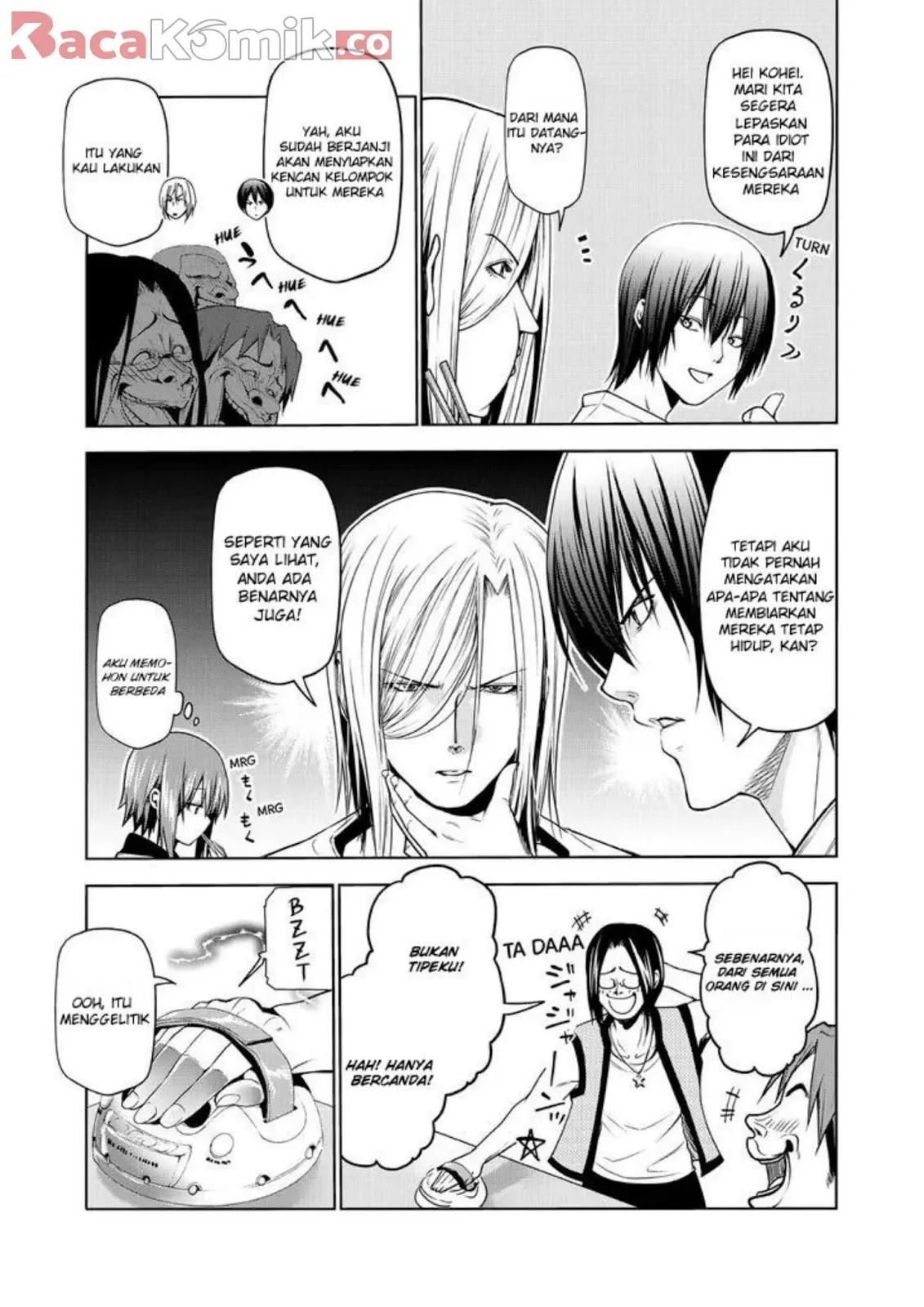 Grand Blue chapter 59, halaman 34