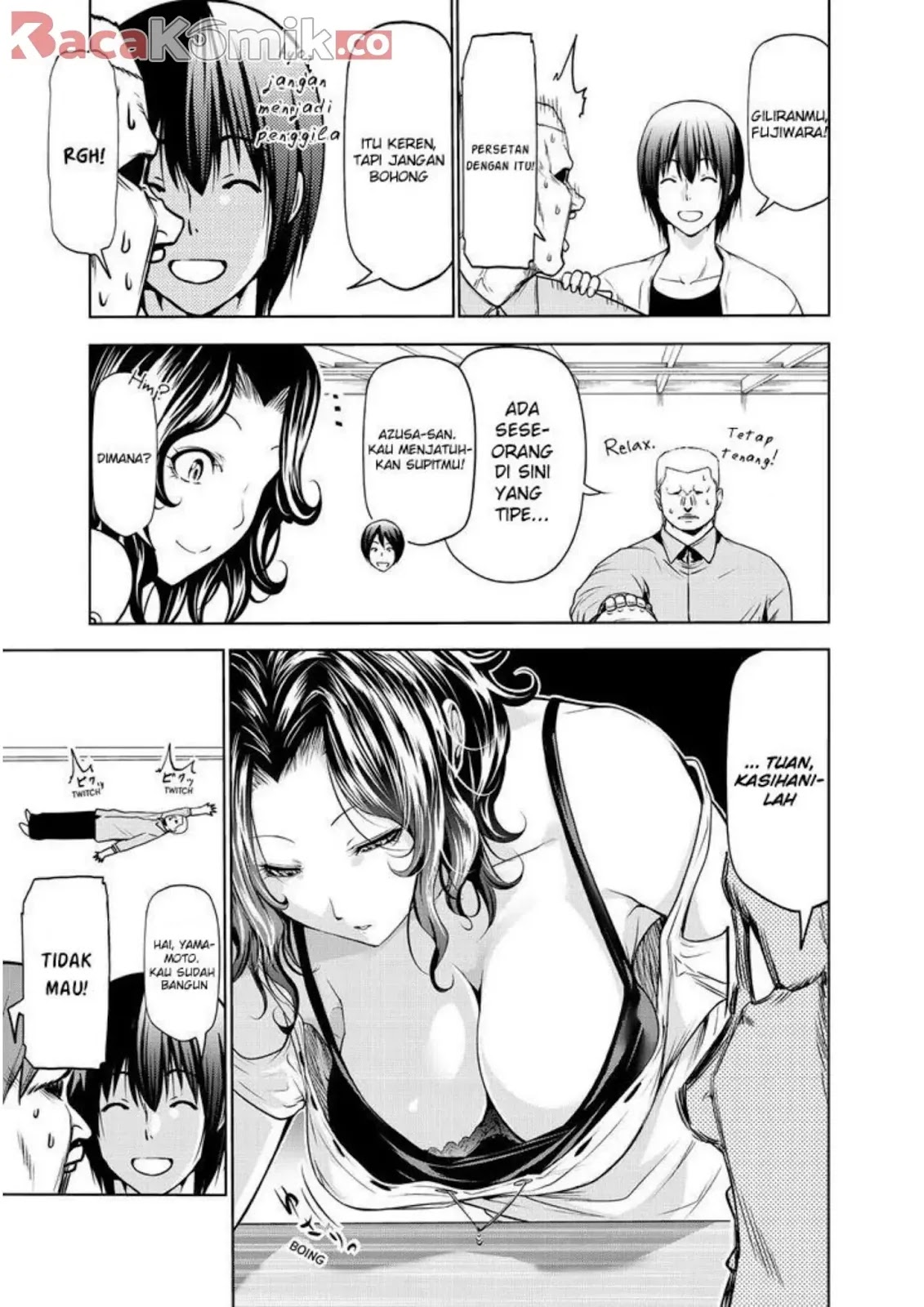 Grand Blue chapter 59, halaman 36