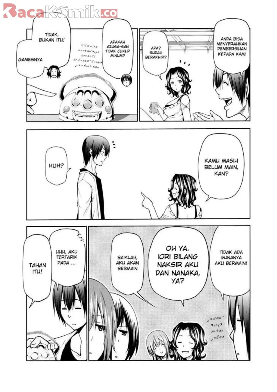 Grand Blue chapter 59, halaman 38