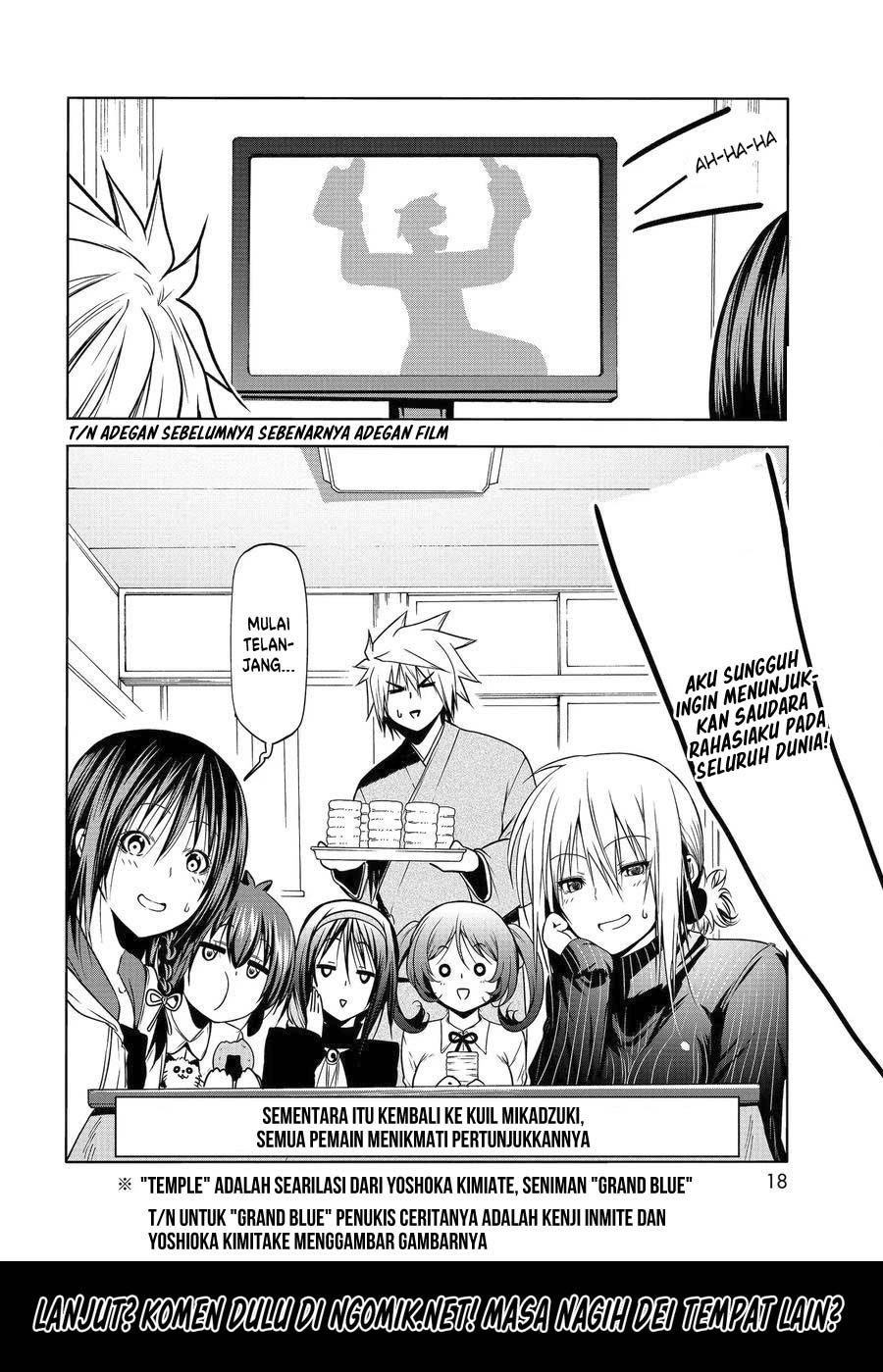 Grand Blue chapter 65.5, halaman 16