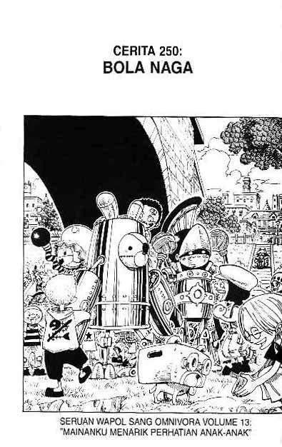 One Piece chapter 250, halaman 1