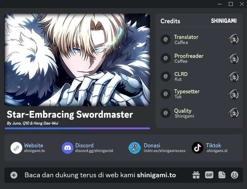Star-Embracing Swordmaster chapter 127, halaman 1