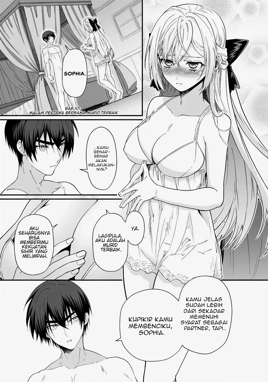 Teisou Gyakuten Sekai De Yuiitsu No Otoko Kishi No Ore, Onna Kishi Gakuen Ni Nyuugaku Shitara Nazeka Eiyou Atsukai Sareta ~Zetsurin Skill De Harem Musou~ chapter 10, halaman 2