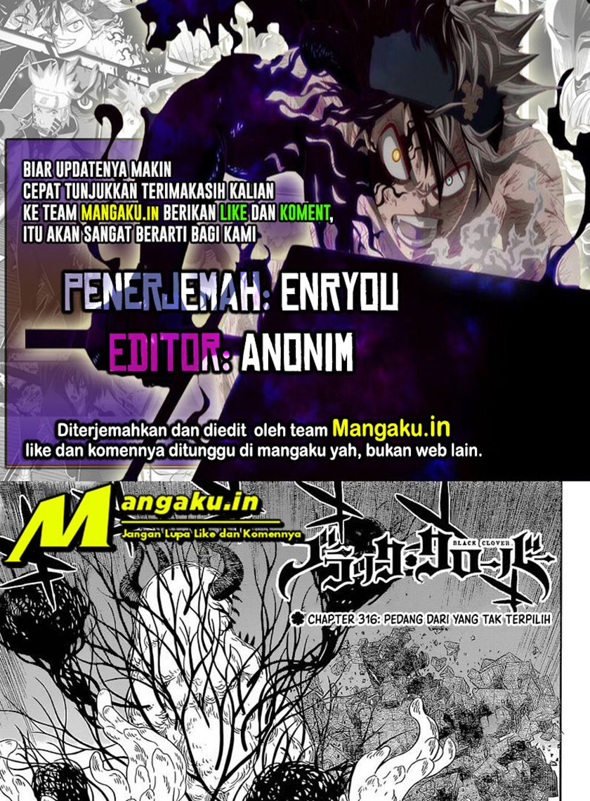Black Clover chapter 316, halaman 1