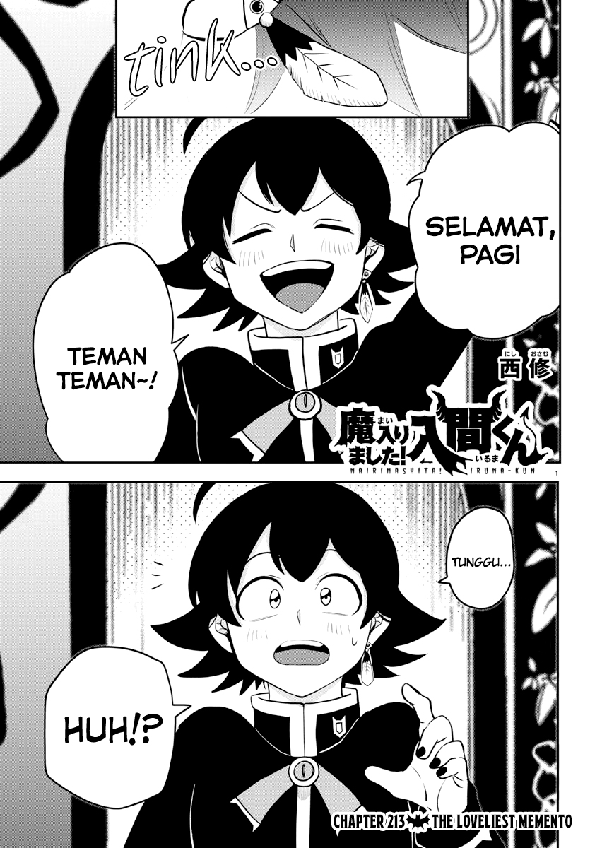 Mairimashita! Iruma-kun chapter 213, halaman 1