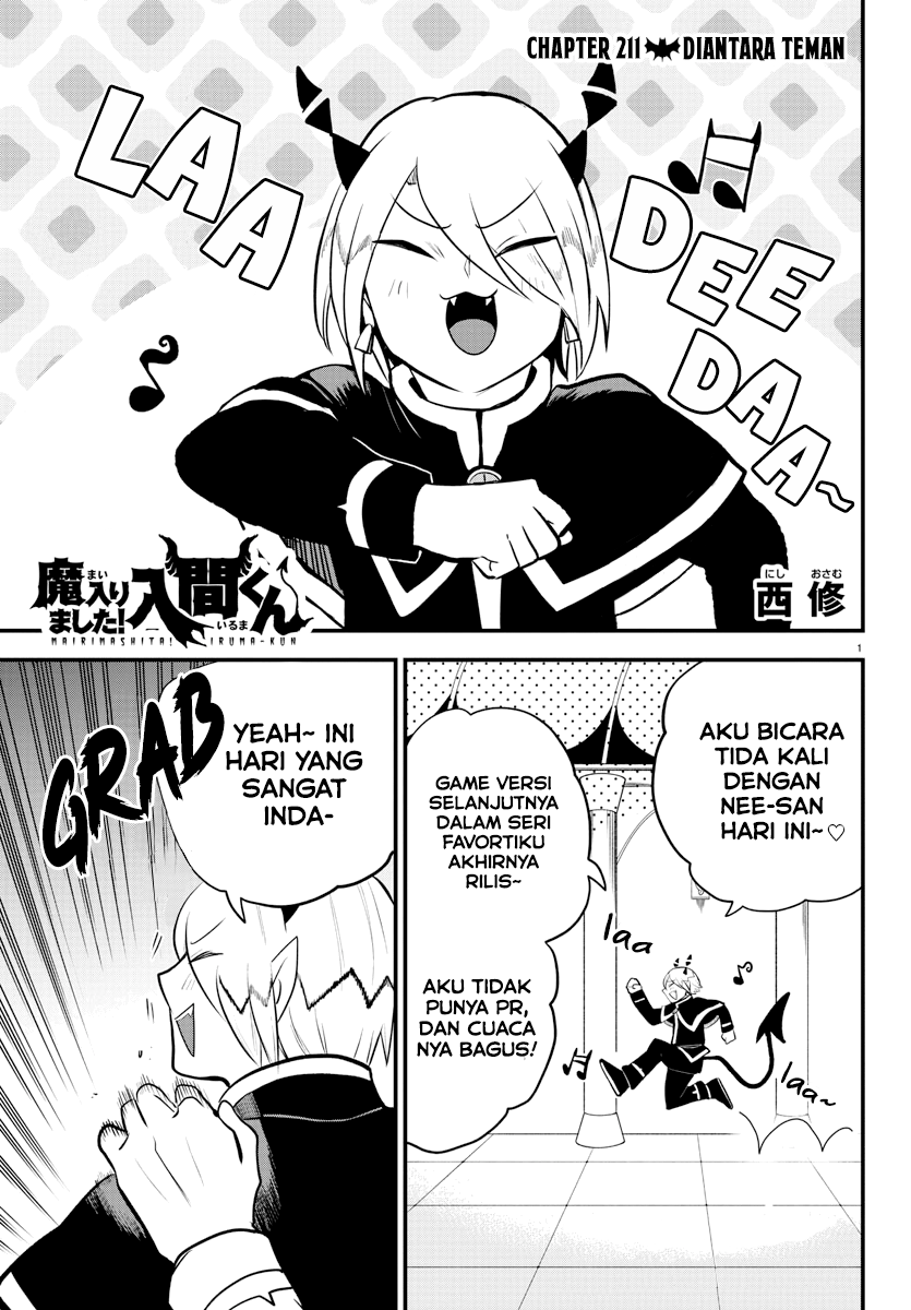 Mairimashita! Iruma-kun chapter 211, halaman 1