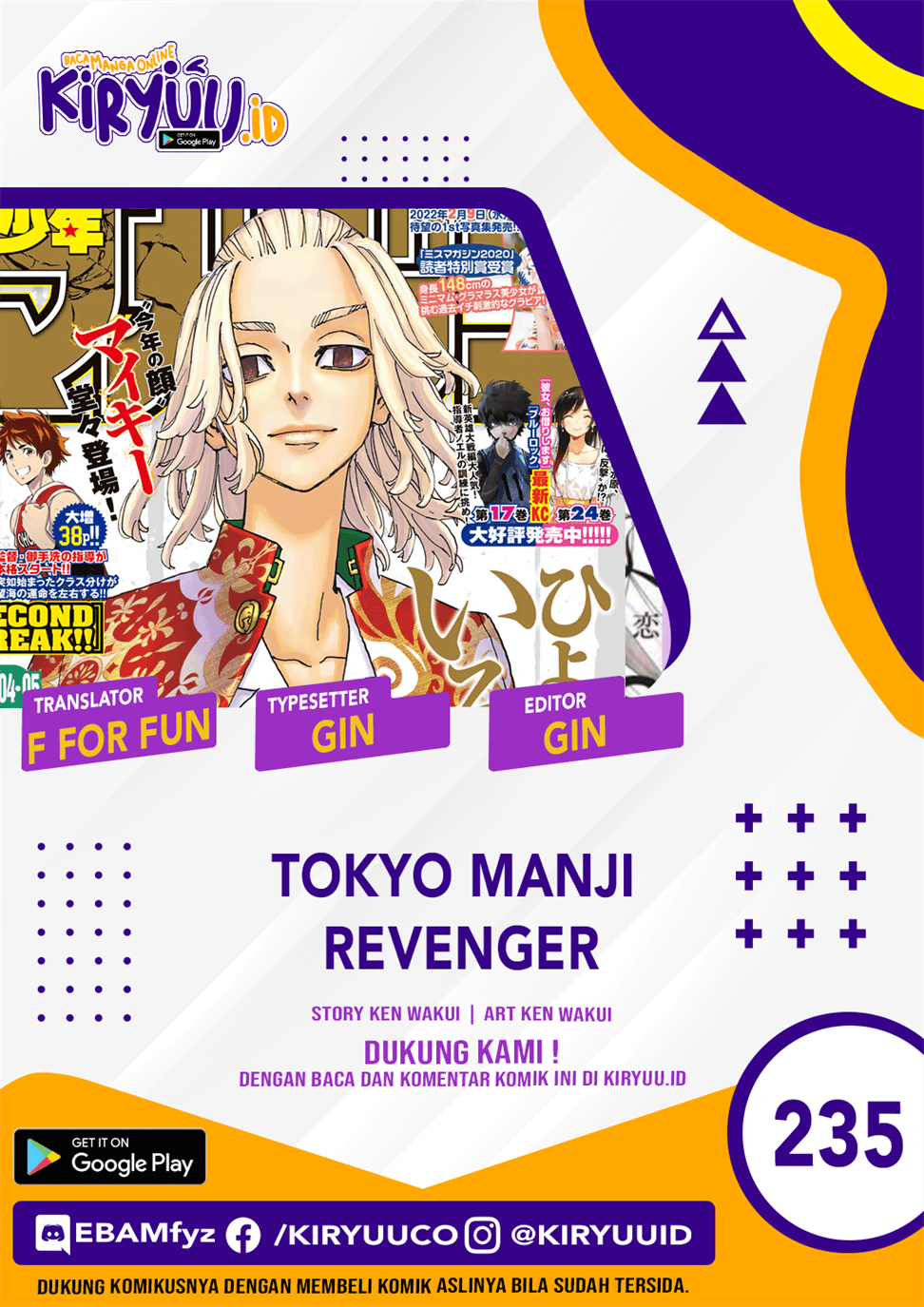 Tokyo Revengers chapter 235, halaman 2