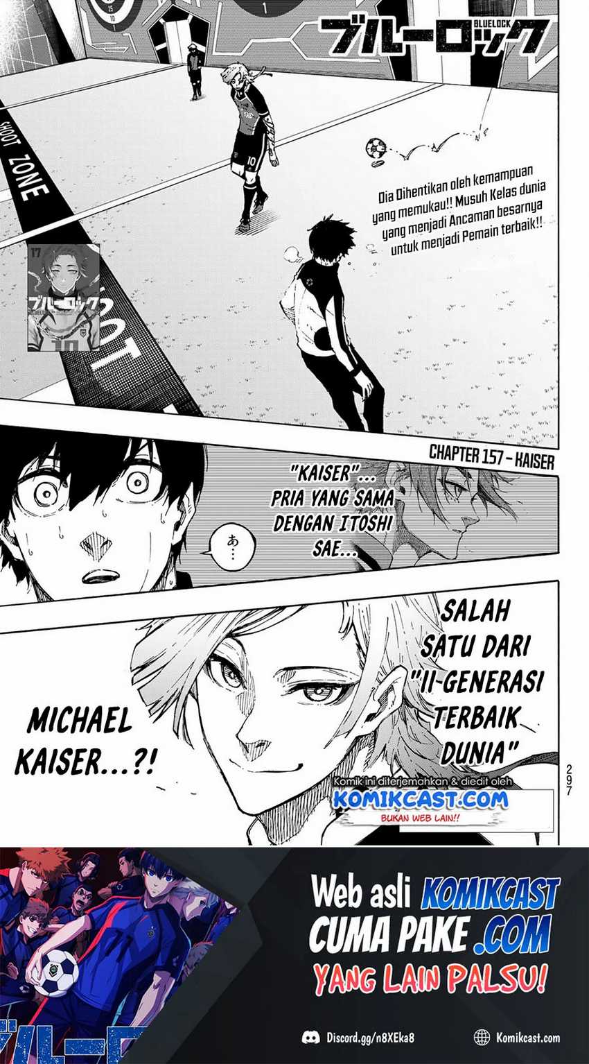 Blue Lock chapter 157, halaman 2