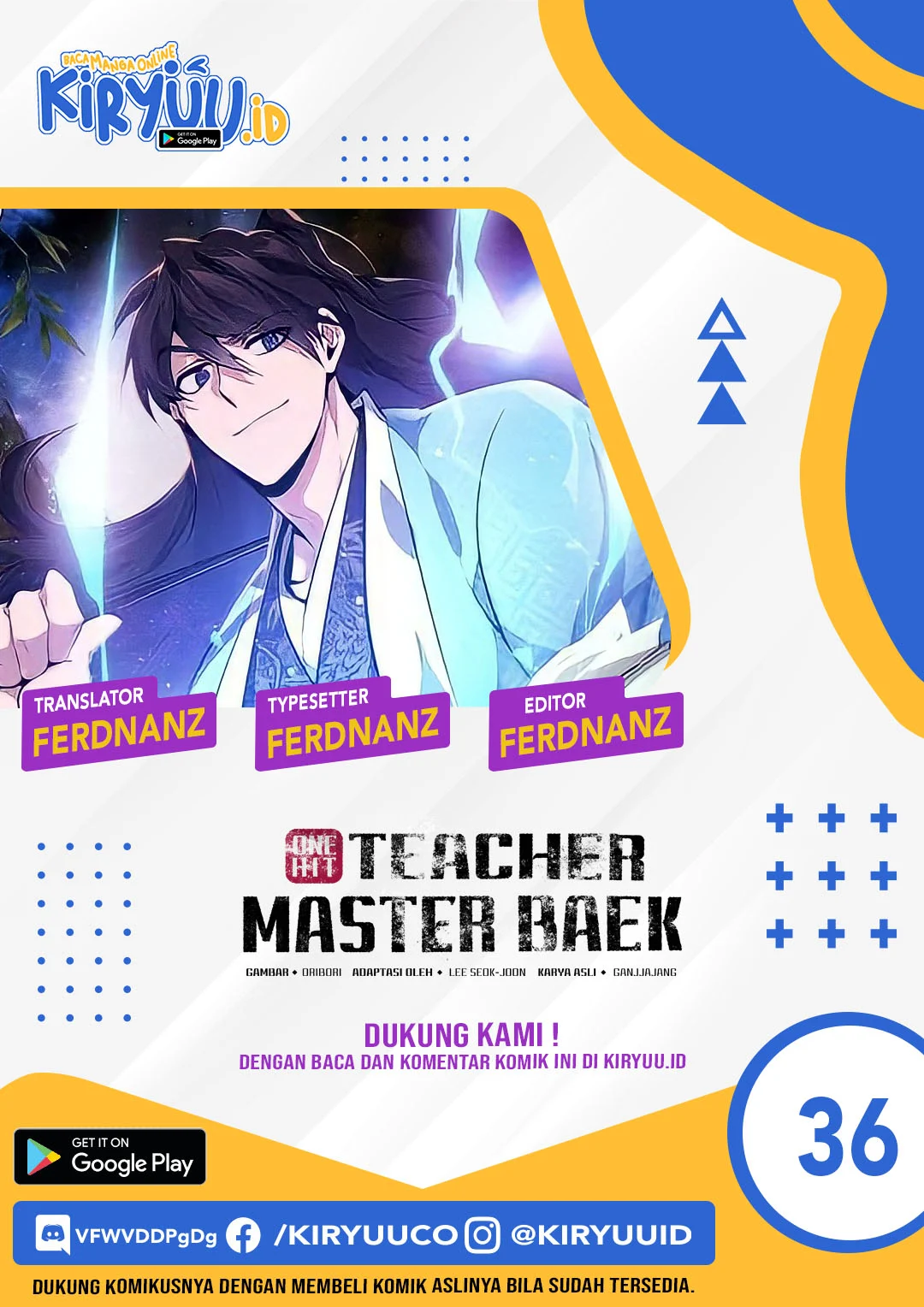 Number One Star Instructor Master Baek chapter 36, halaman 1