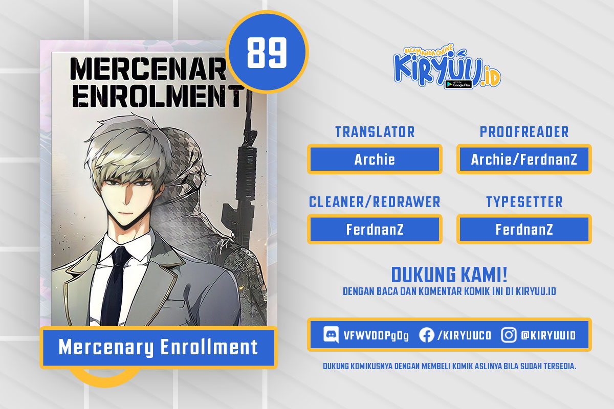 Mercenary Enrollment chapter 89, halaman 1