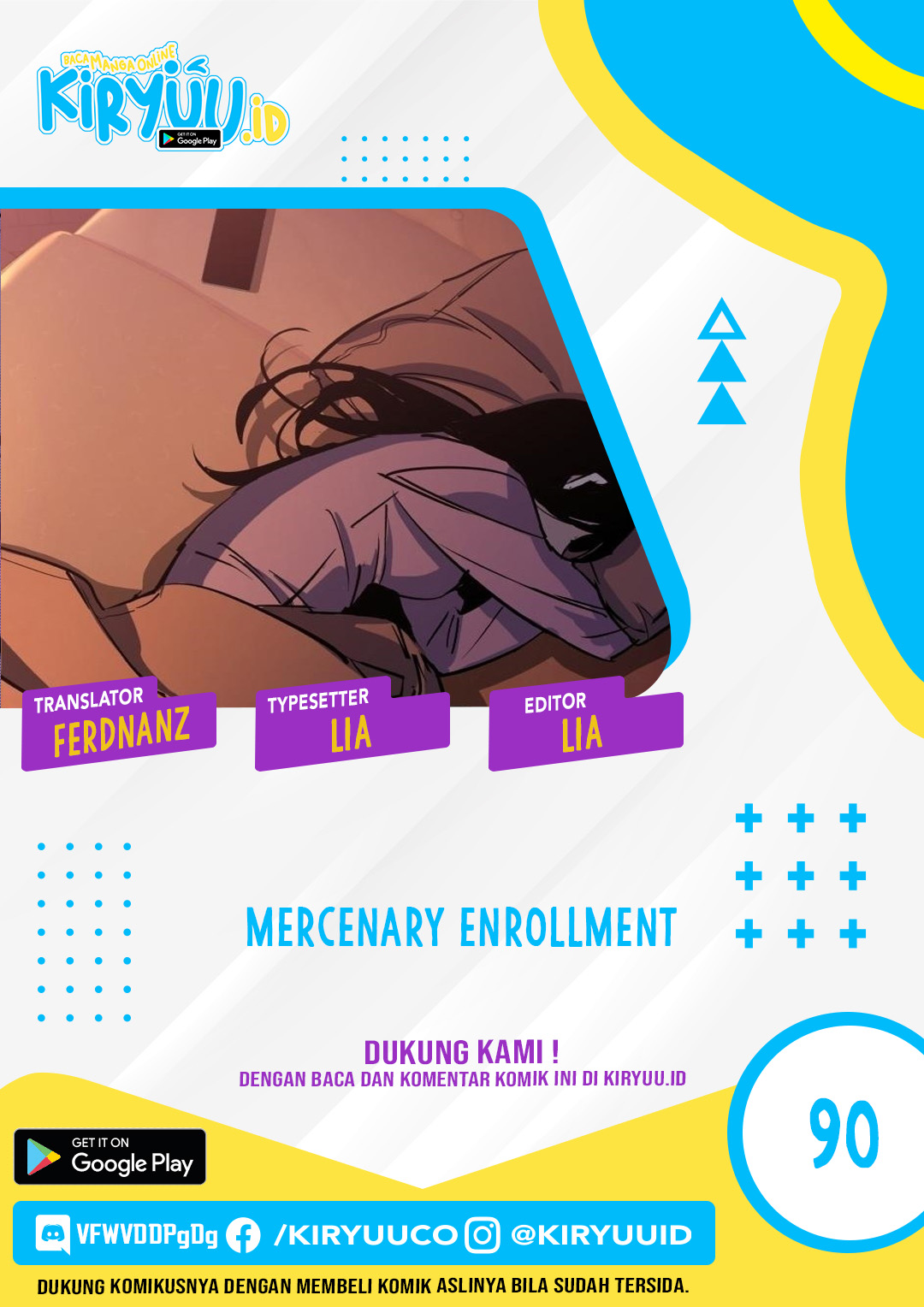 Mercenary Enrollment chapter 90, halaman 1