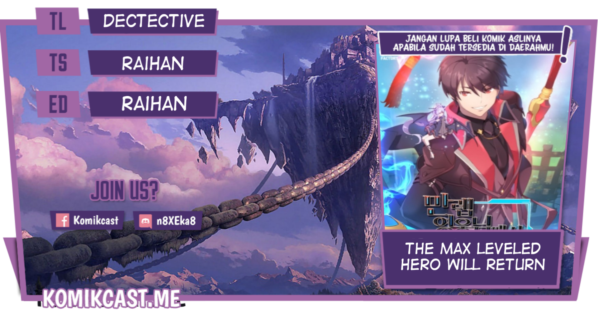 The MAX leveled hero will return! chapter 95, halaman 1