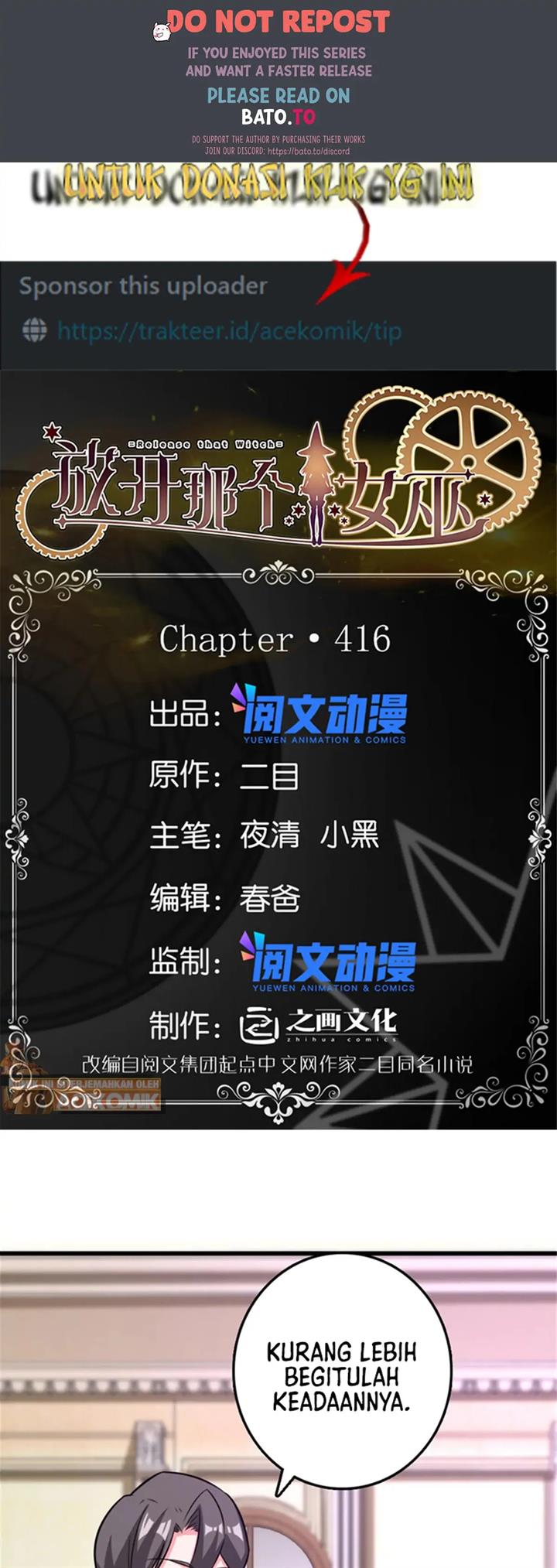 Release That Witch chapter 416, halaman 1