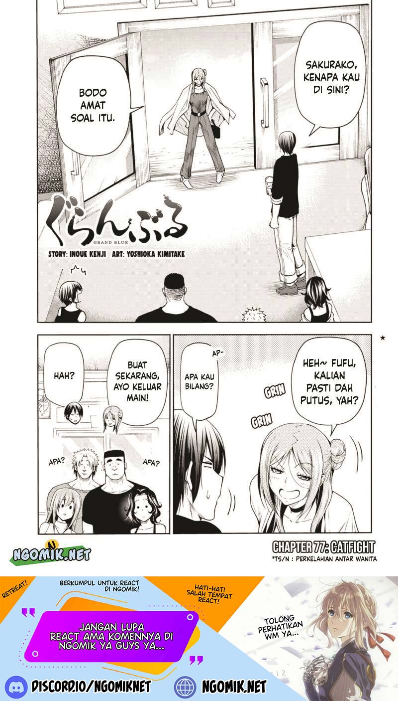 Grand Blue chapter 77, halaman 2