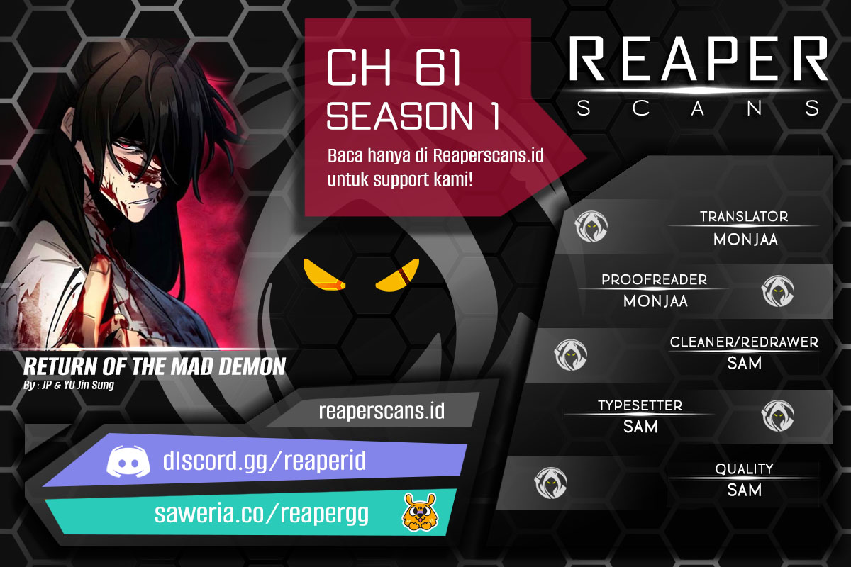 Return of the Mad Demon chapter 63, halaman 1