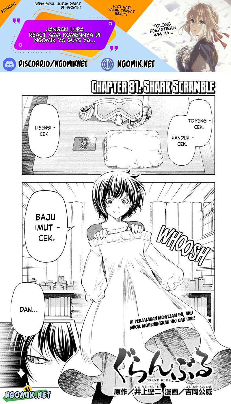 Grand Blue chapter 81, halaman 2
