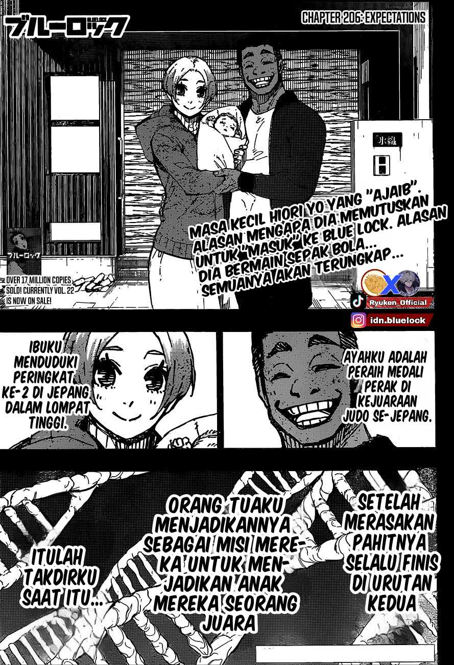 Blue Lock chapter 206, halaman 2