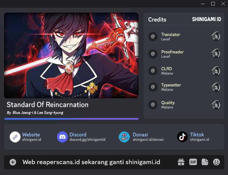 Standard of Reincarnation chapter 49, halaman 1