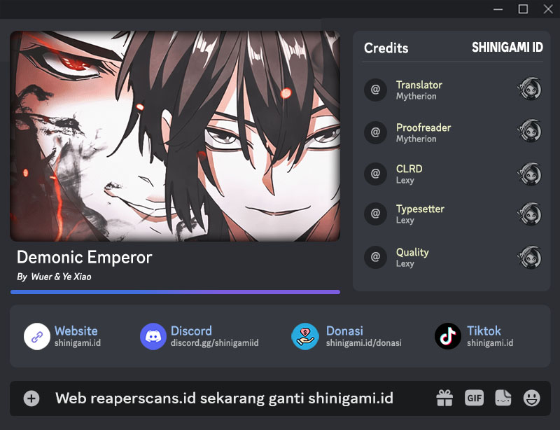 Magic Emperor chapter 366, halaman 1