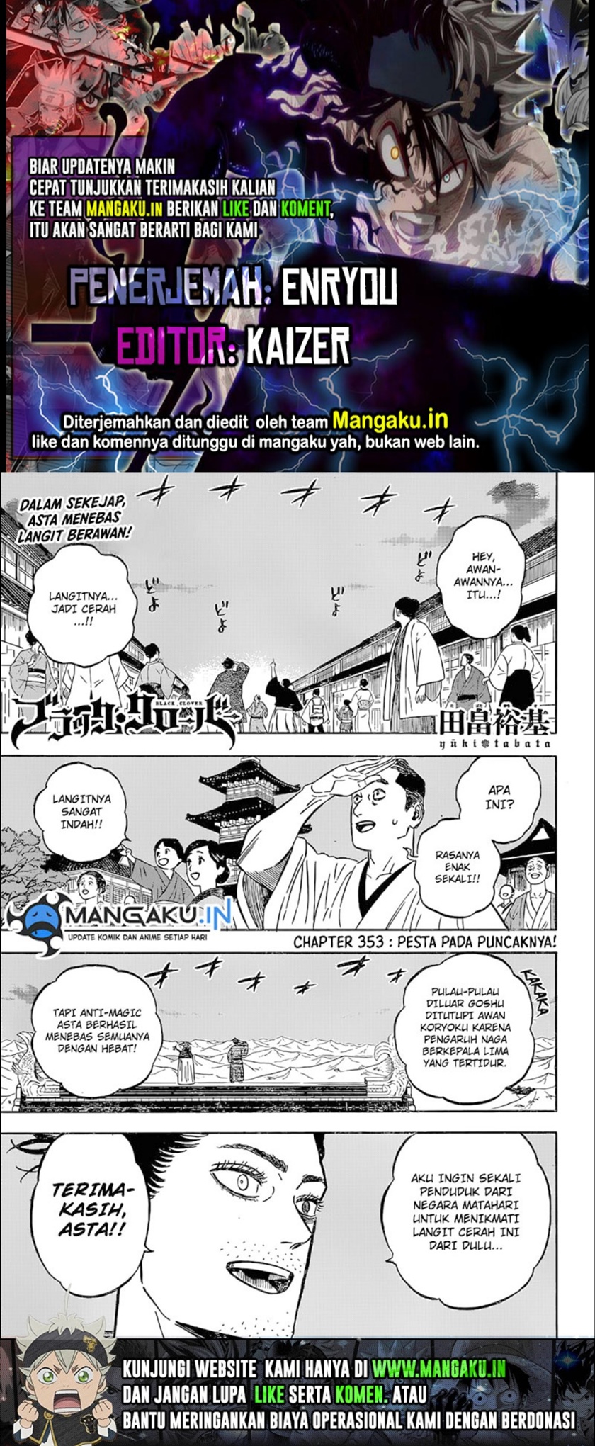 Black Clover chapter 353, halaman 1