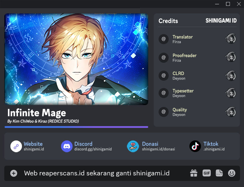 Infinite Mage chapter 27, halaman 1