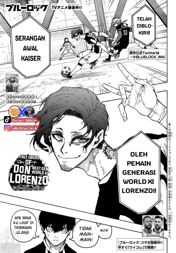 Blue Lock chapter 211, halaman 2