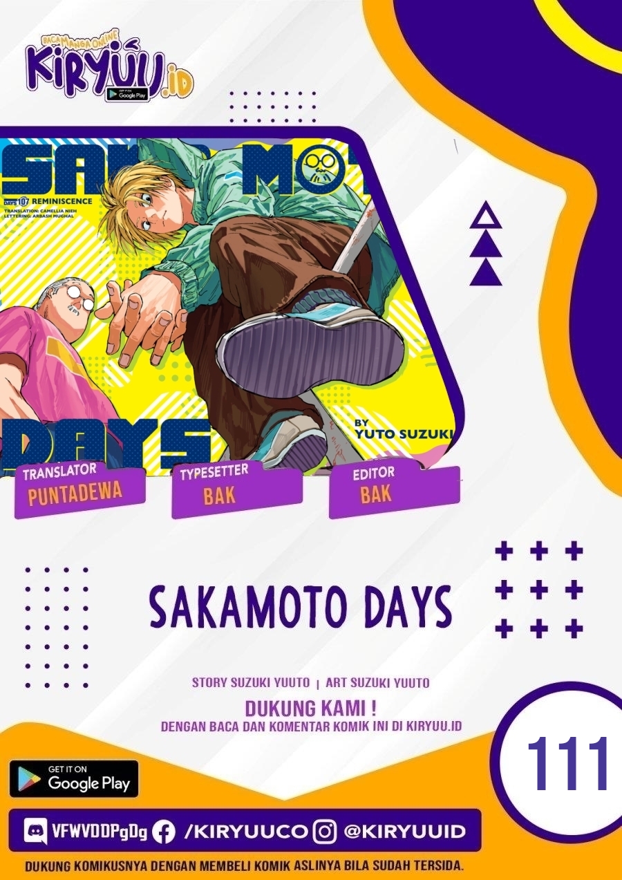 Sakamoto Days chapter 111, halaman 1