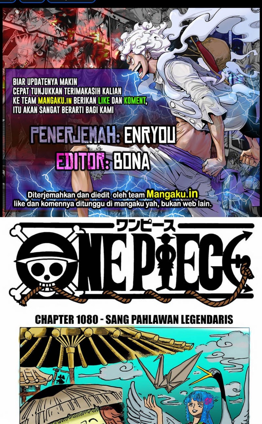 One Piece chapter 1080, halaman 1