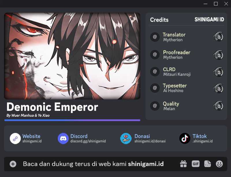 Magic Emperor chapter 385, halaman 1