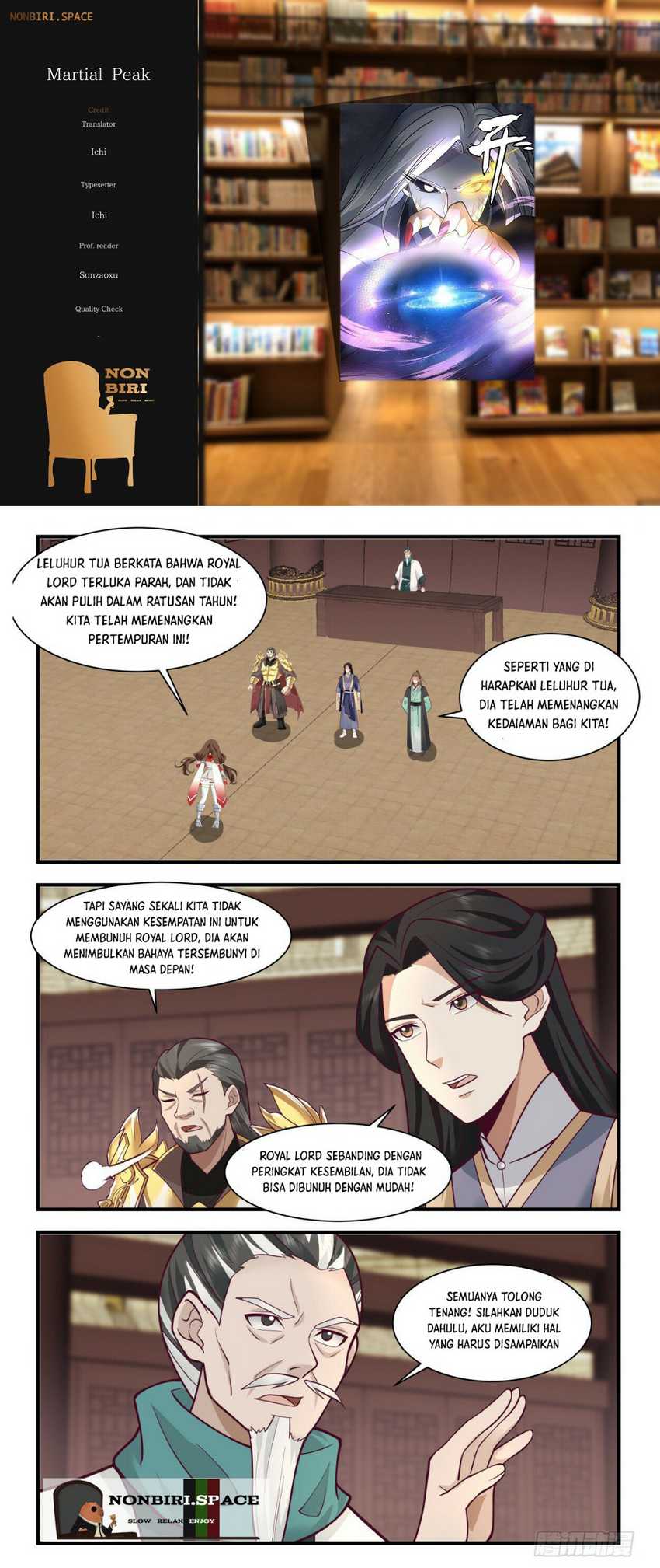 Martial Peak chapter 3067, halaman 1