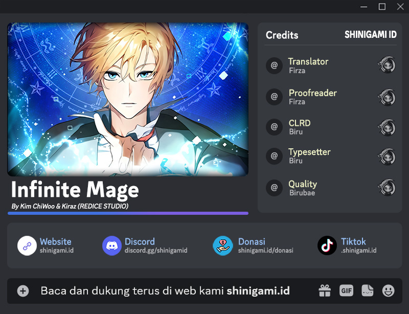 Infinite Mage chapter 34, halaman 1