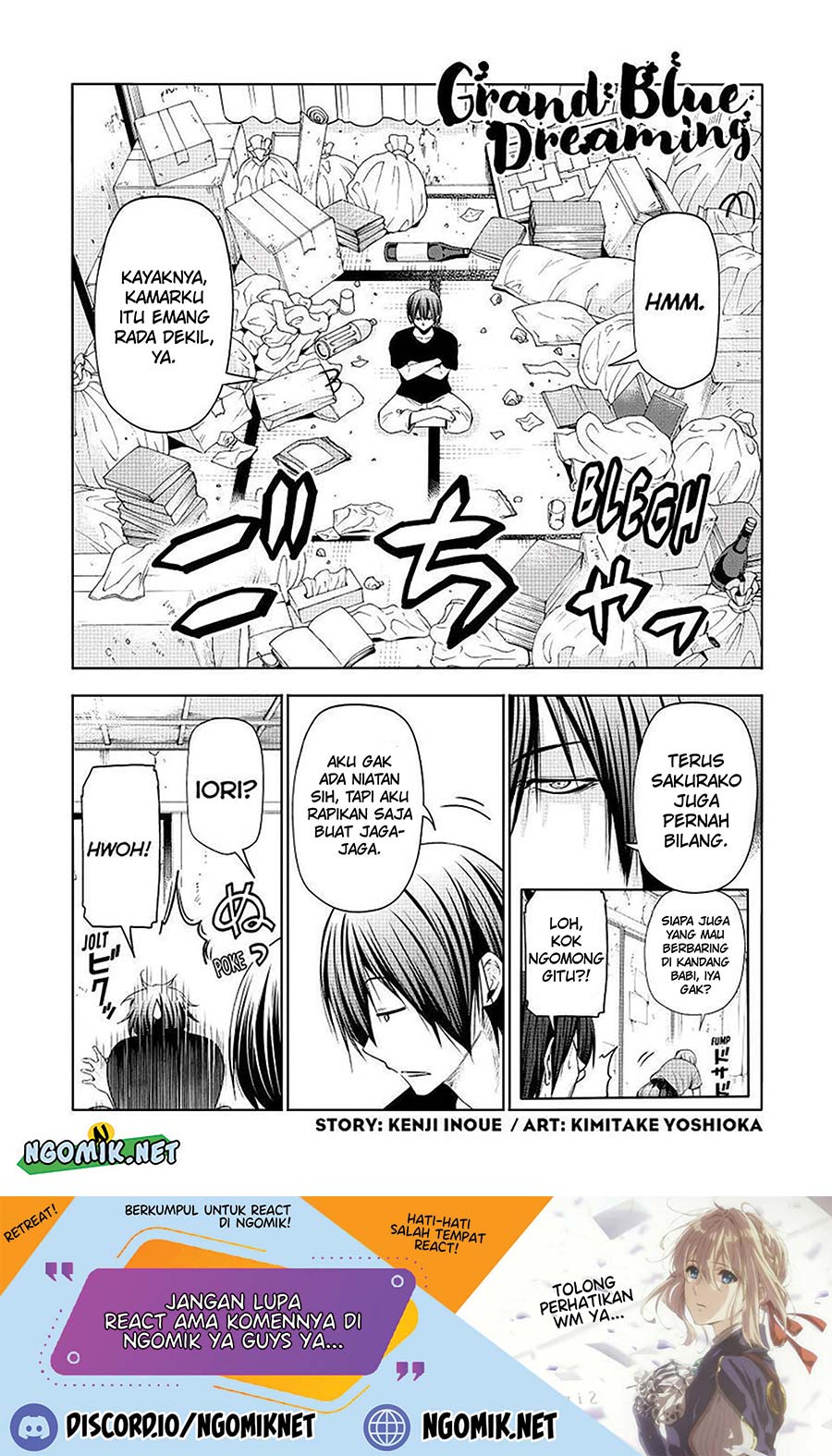 Grand Blue chapter 84, halaman 2