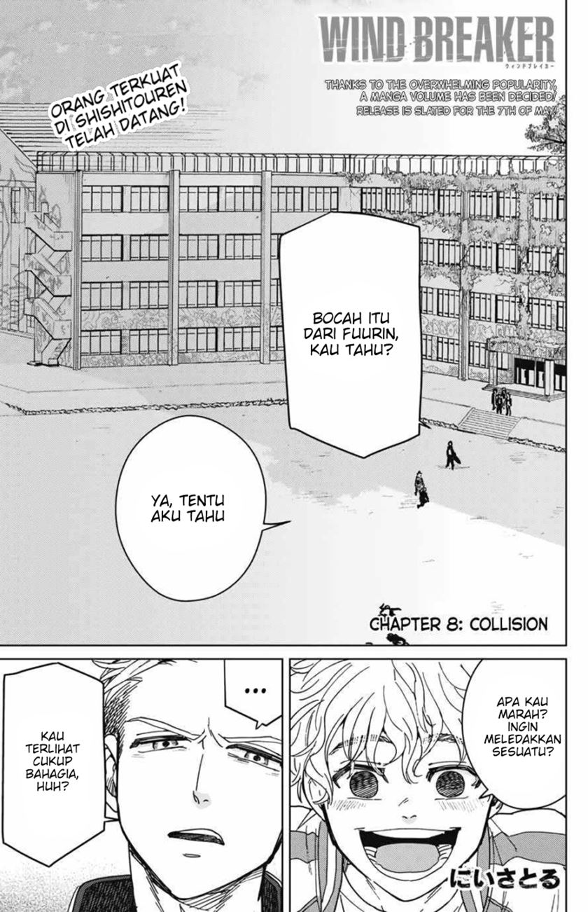 Wind Breaker (NII Satoru) chapter 8, halaman 2