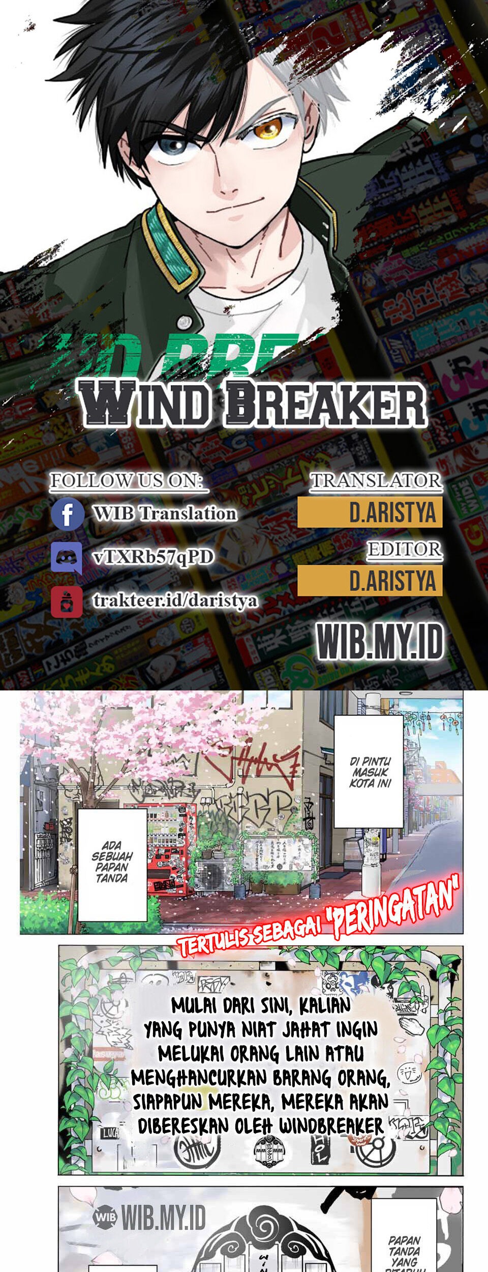 Wind Breaker (NII Satoru) chapter 1.1, halaman 1