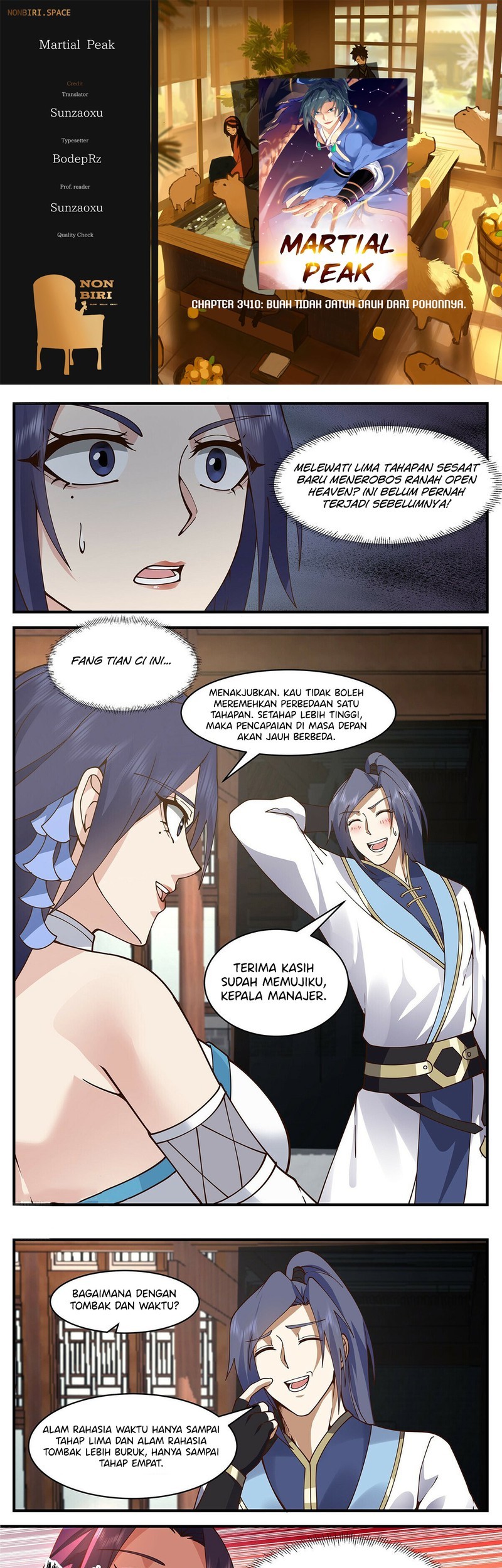 Martial Peak chapter 3410, halaman 1