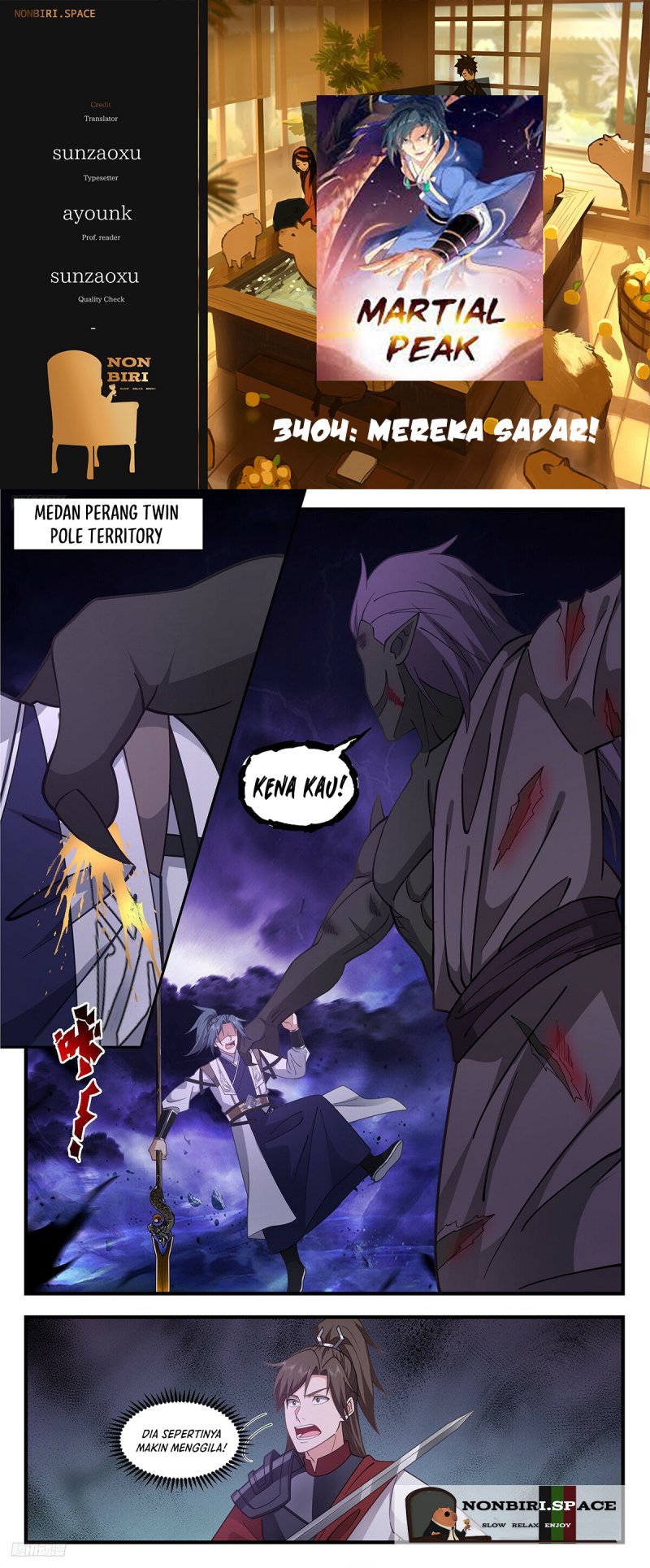 Martial Peak chapter 3404, halaman 1