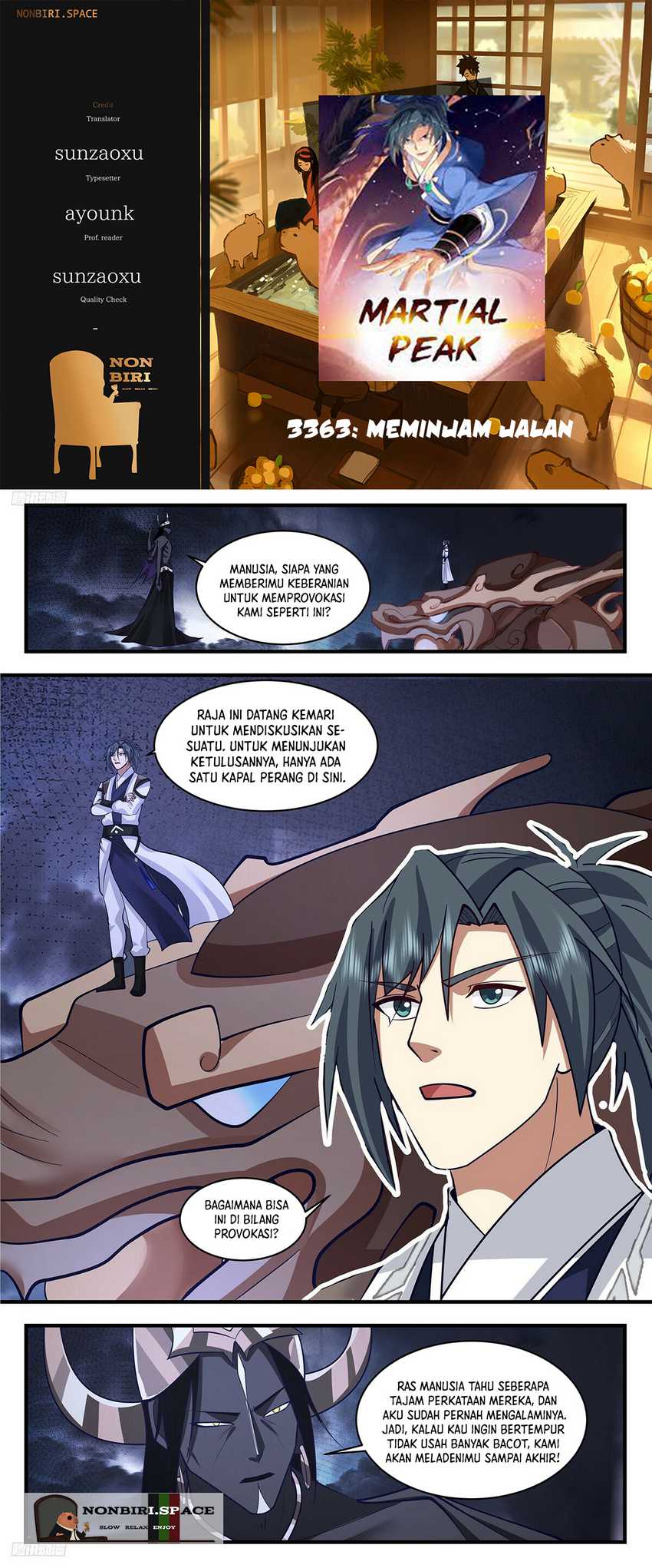 Martial Peak chapter 3363, halaman 1