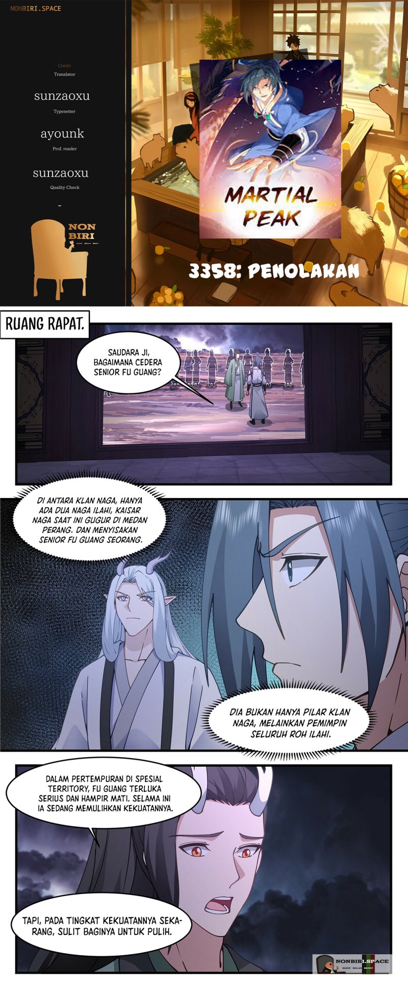 Martial Peak chapter 3358, halaman 1