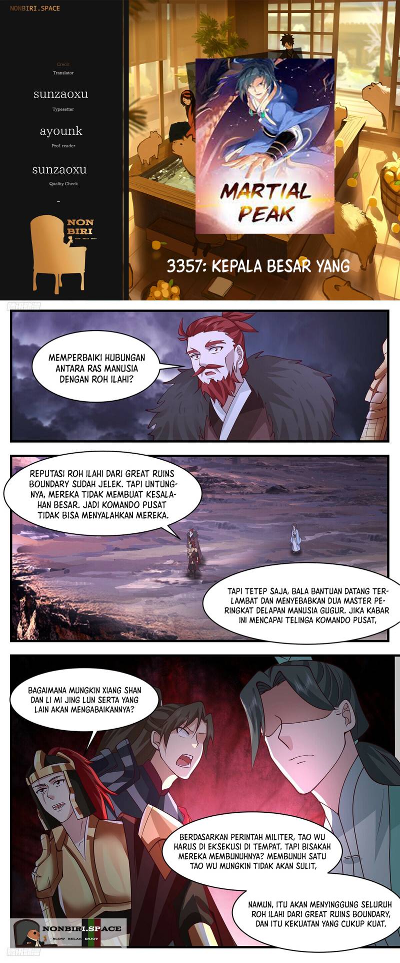 Martial Peak chapter 3357, halaman 1