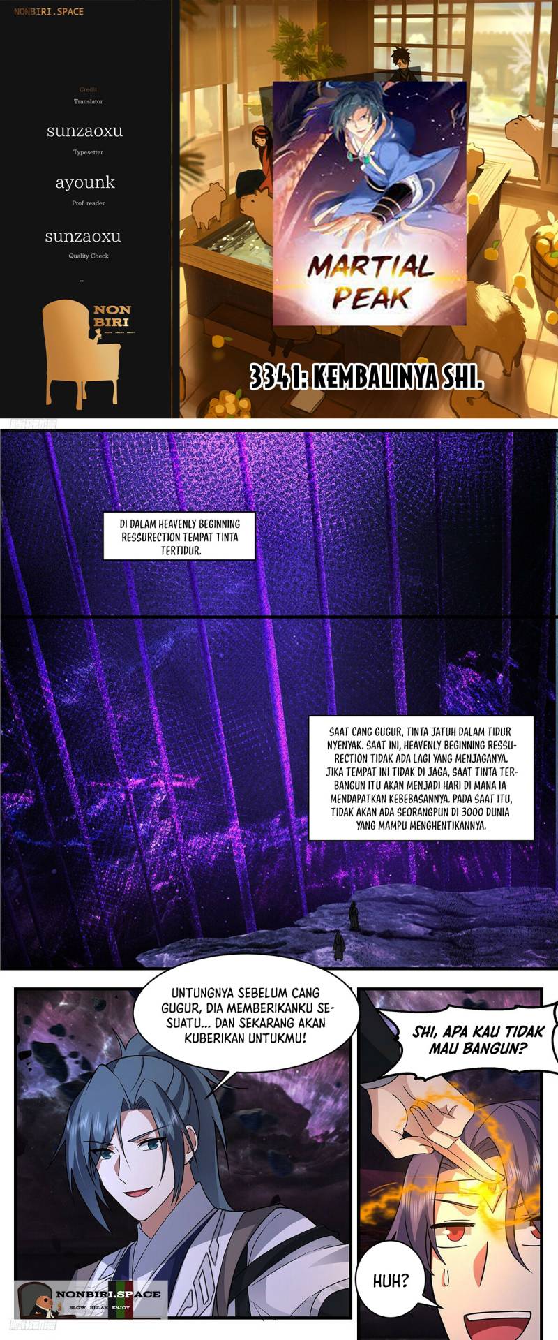 Martial Peak chapter 3341, halaman 1